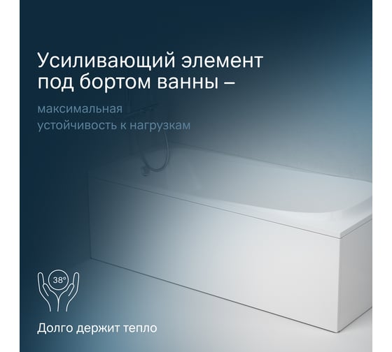 Ванна акриловая AM.PM Sensation A0 170х75 см, W30A-170-075W-A