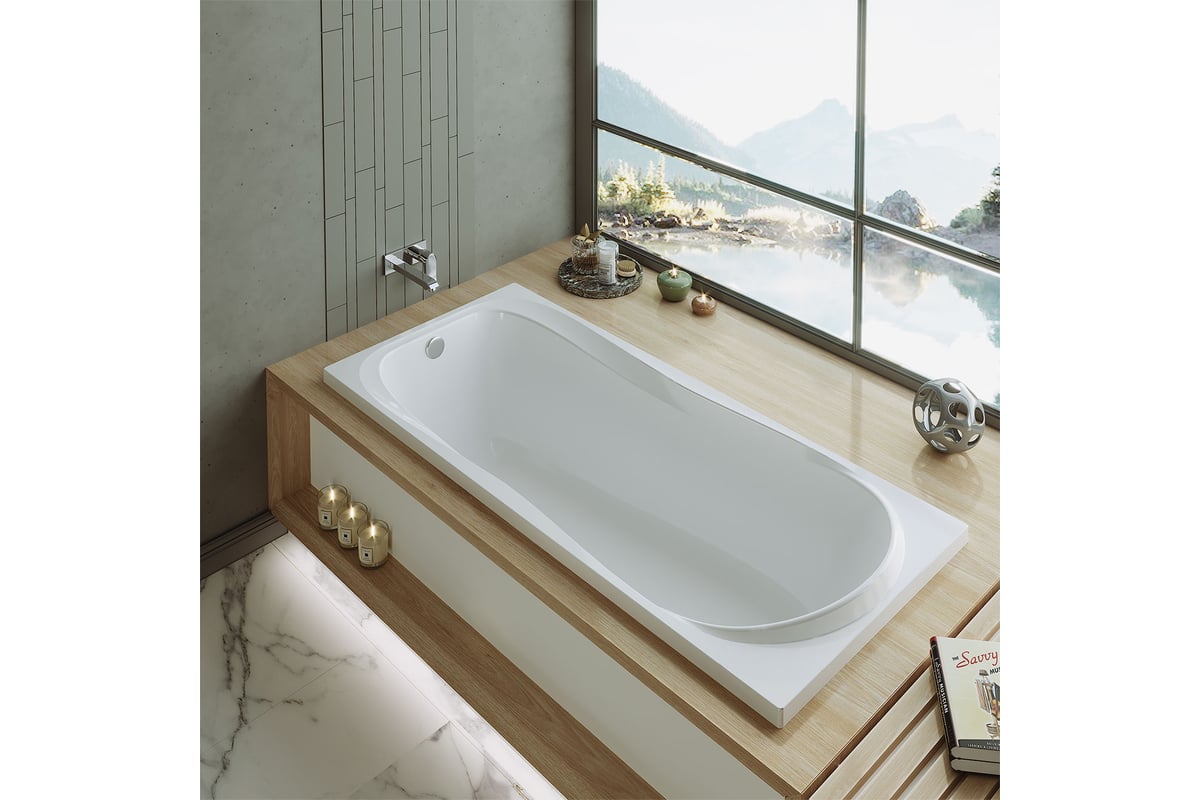 Ванна прямоугольная Alex Baitler SAIMA 180*80 - выгодная цена, отзывы ...