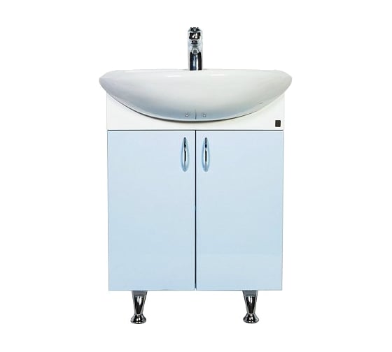 Напольная тумба с раковиной Orange Роса голубая Ro-60TUB+RA