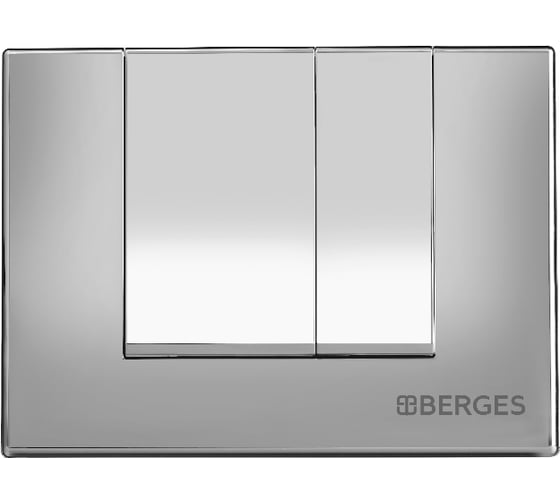 Инсталляция для скрытого монтажа унитаза Berges NOVUM кнопка S3 хром глянец 549576 040243