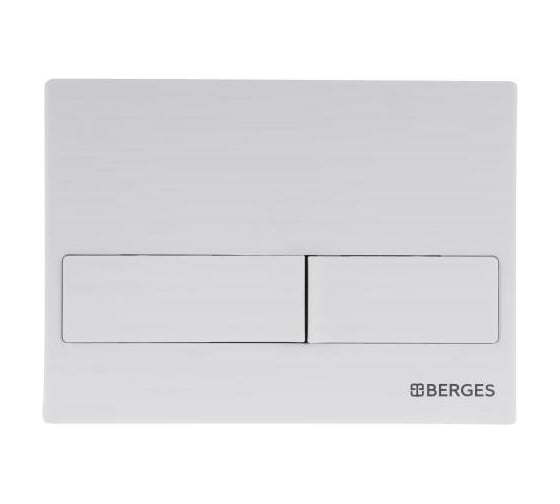 Инсталляция для скрытого монтажа унитаза BERGES NOVUM кнопка L4 Soft Touch белая 550188 040214