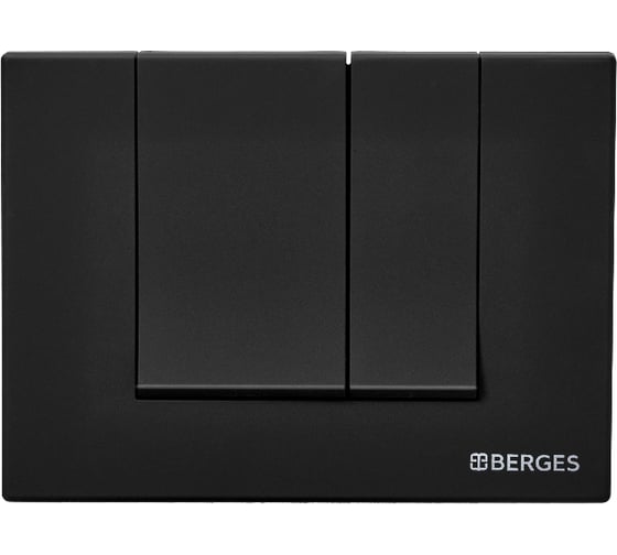 Инсталляция для скрытого монтажа унитаза Berges NOVUM кнопка S5 Soft Touch, черная 549577 040245