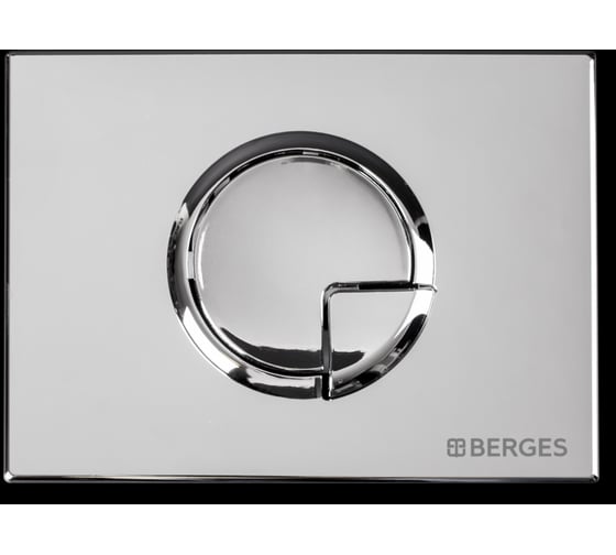 Инсталляция для скрытого монтажа унитаза BERGES NOVUM кнопка R3 хром глянец 040223