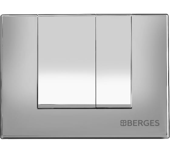 Инсталляция для скрытого монтажа унитаза Berges NOVUM кнопка S2 матовый хром 549575 040242