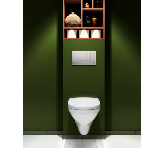 Инсталляция Gustavsberg 3 в 1, цвет клавиши белый 92211468
