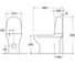 Безободковый унитаз Gustavsberg 8300 Estetic SC/QR крепление клей GB1183002S0231G 4