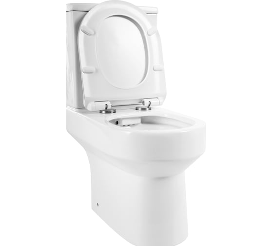 Унитаз-компакт безободковый с быстросъемным сидением с миколифтом BelBagno NORMA BB339CPR/BB2111SC