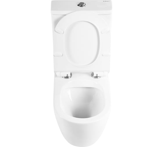 Унитаз-компакт безободковый с быстросъемным сидением с миколифтом BelBagno SFERA-R BB2141CPR/ BB2111SC