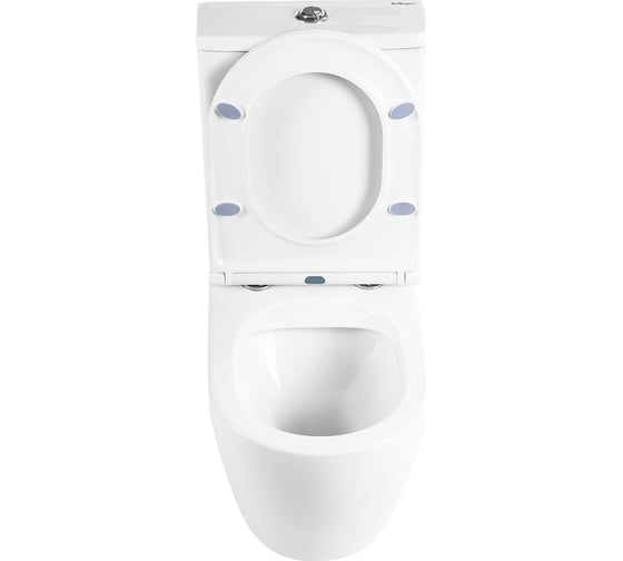 Унитаз-компакт безободковый с быстросъемным сидением с миколифтом BelBagno SFERA-R BB2141CPR/BB870SC