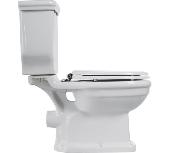 Унитаз-компакт безободковый с быстросъемным сидением с миколифтом BelBagno BOHEME BB115CPR/BB115SC