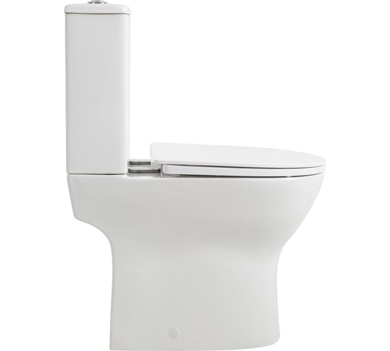 Унитаз-компакт безободковый с быстросъемным сидением с миколифтом BelBagno LOUNGE BB045CPR/BB045/051SC
