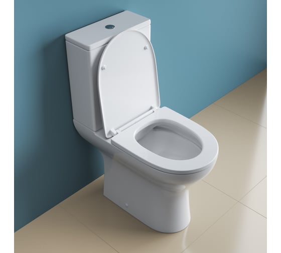 Унитаз-компакт безободковый с быстросъемным сидением с миколифтом BelBagno LOUNGE BB045CPR/BB045/051SC