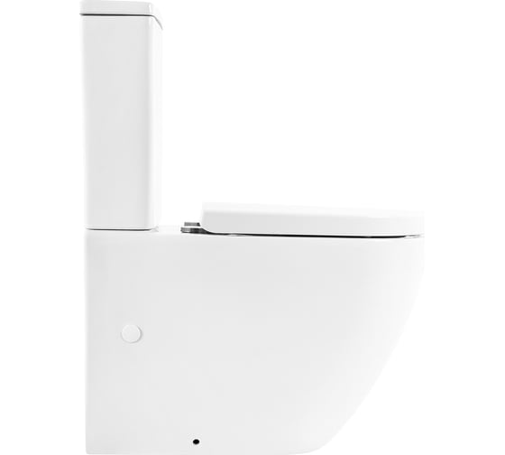 Унитаз-компакт безободковый с быстросъемным сидением с миколифтом BelBagno SFERA-R BB2141CPR/BB865SC