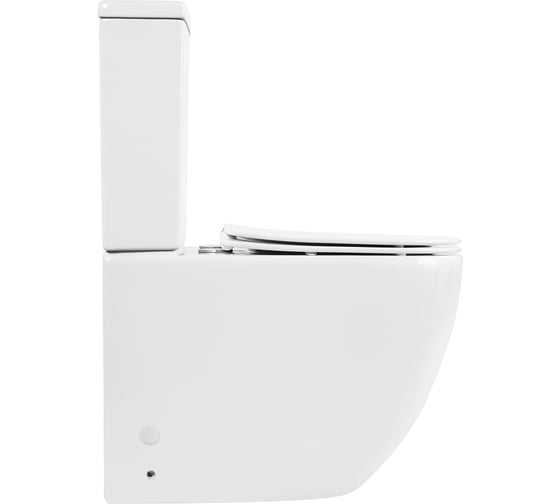 Унитаз-компакт безободковый с быстросъемным сидением с миколифтом BelBagno AMANDA BB051CPR/BB051SC
