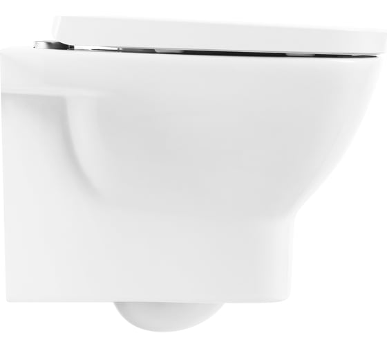 Унитаз подвесной безободковый с быстросъемным сидением с миколифтом BelBagno LAGO BB128CH/BB128SC