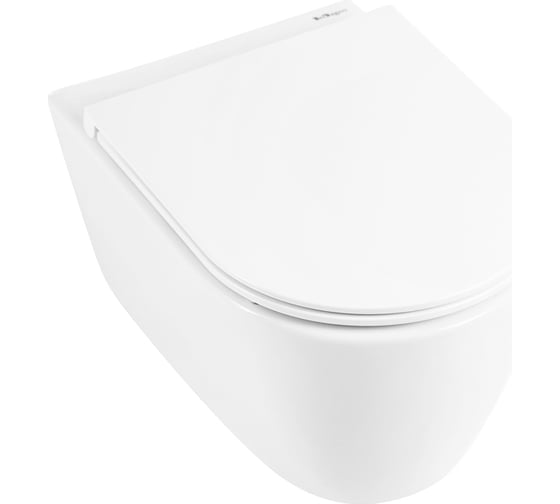 Унитаз подвесной безободковый с быстросъемным сидением с миколифтом BelBagno MARINO BB105CHR/BB870SC