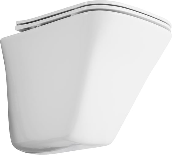 Унитаз подвесной безободковый с быстросъемным сидением с миколифтом BelBagno MARMI BB052CHR/BB052SC
