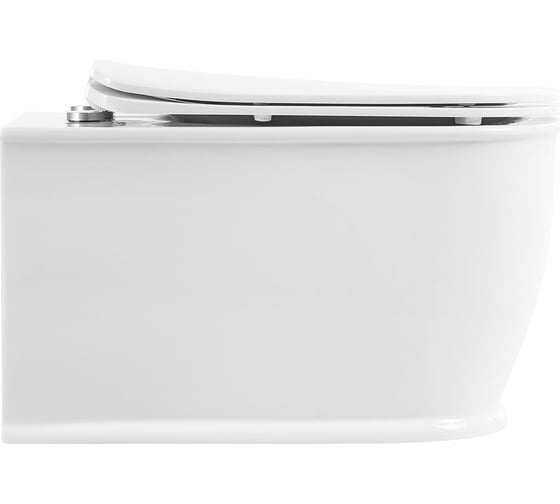Унитаз подвесной безободковый с быстросъемным сидением с миколифтом BelBagno PRADO BB10150CH/BB10150SC