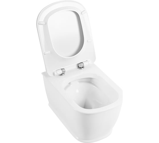 Унитаз подвесной безободковый с быстросъемным сидением с миколифтом BelBagno PRADO BB10150CH/BB10150SC