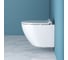 Унитаз подвесной безободковый с быстросъемным сидением с миколифтом BelBagno SFERA-R BB046CHR/BB2111SC 5