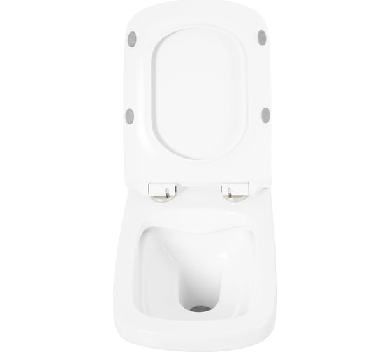 Унитаз подвесной безободковый с быстросъемным сидением с миколифтом BelBagno SELA BB3201CHR/BB3201SC