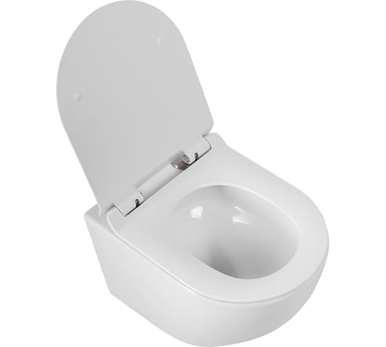 Унитаз подвесной безободковый с быстросъемным сидением с микролифтом BelBagno SFERA-TOR BB046CH-TOR/BB2111SC