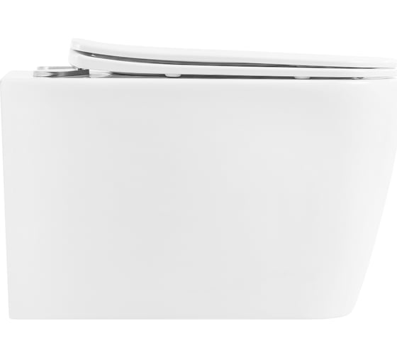 Унитаз подвесной безободковый с быстросъемным сидением с микролифтом BelBagno VENETO BB132CHR/BB132SC