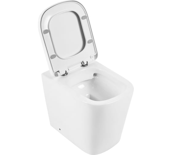 Унитаз приставной безободковый с быстросъемным сидением с микролифтом BelBagno ALBANO BB120CBR/BB120SC