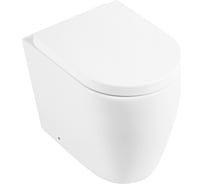 Унитаз приставной безободковый с быстросъемным сидением с микролифтом BelBagno MARINO BB105CBR/BB865SC