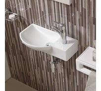 Раковина подвесная Weltwasser WW AISBACH 7950 GL-WT R глянцевая белая, 505x235x125 мм 10000008693