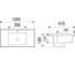 Раковина врезная Weltwasser WW DEILBACH 7506-120 MT- BL 1205x470x180 10000005569 4