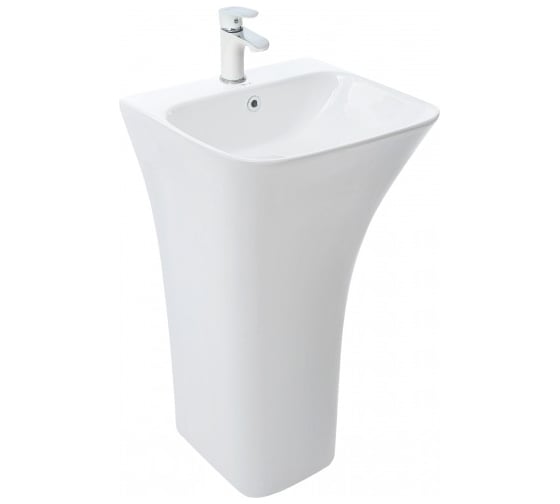 Раковина напольная Weltwasser WW LEERBACH 4543 GL-WT 450x435x835 мм 10000005492