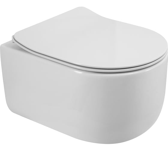 Унитаз подвесной безободковый BelBagno SOFT-TOR быстросъемное сидение с функцией Soft Close BB084CH-TOR/BB2034SC