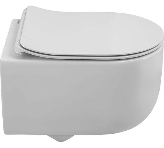 Унитаз подвесной безободковый BelBagno SOFT-TOR быстросъемное сидение с функцией Soft Close BB084CH-TOR/BB2034SC