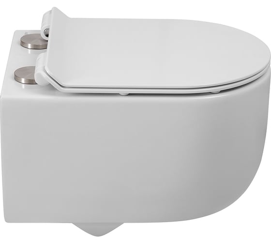 Унитаз подвесной безободковый BelBagno SOFT-TOR быстросъемное сидение с функцией Soft Close BB084CH-TOR/BB2111SC