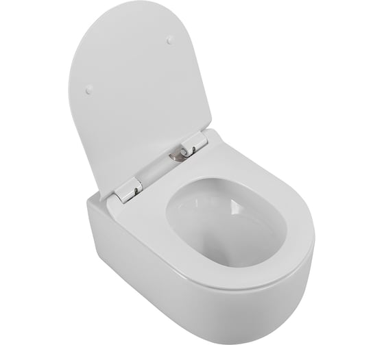 Унитаз подвесной безободковый BelBagno SOFT-TOR быстросъемное сидение с функцией Soft Close BB084CH-TOR/BB2111SC