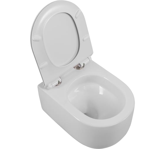 Унитаз подвесной безободковый BelBagno SOFT-TOR быстросъемное сидение с функцией Soft Close BB084CH-TOR/BB2111SC