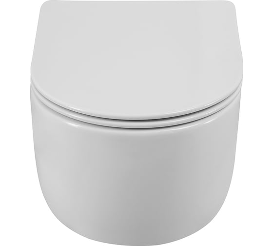 Унитаз подвесной безободковый BelBagno SOFT-TOR быстросъемное сидение с функцией Soft Close BB084CH-TOR/BB051SC