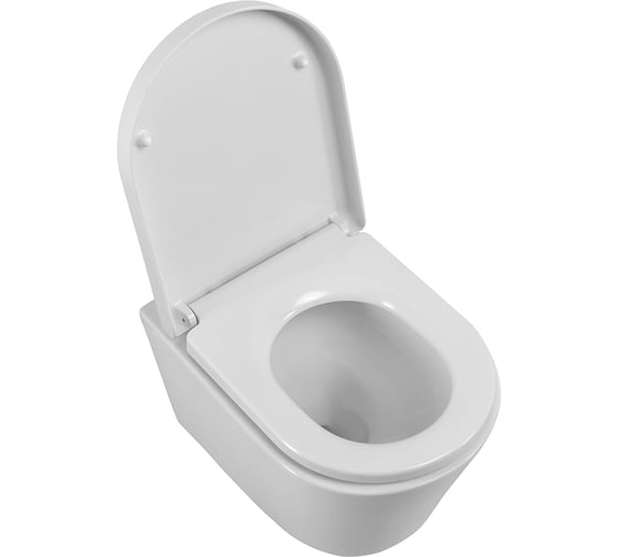 Унитаз подвесной безободковый BelBagno FLAY-TOR быстросъемное сидение с функцией Soft Close BB053CH-TOR-FC/BB865SC