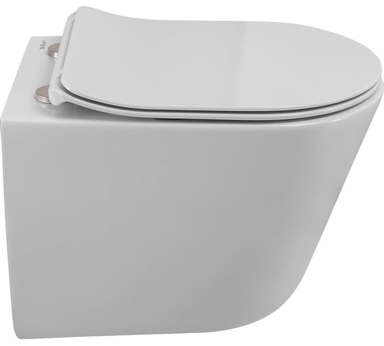 Унитаз подвесной безободковый BelBagno FLAY-TOR быстросъемное сидение с функцией Soft Close BB053CH-TOR-FC/BB2034SC