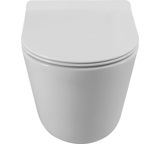 Унитаз подвесной безободковый BelBagno FLAY-TOR быстросъемное сидение с функцией Soft Close BB053CH-TOR-FC/BB2111SC