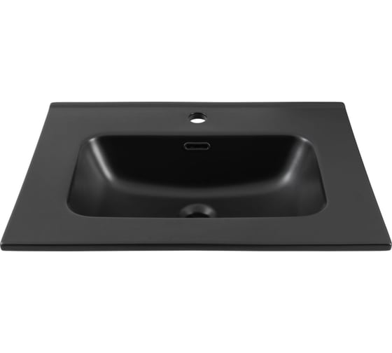 Раковина-столешница Aquanet Flat 60 черный матовый 00329253