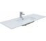 Раковина-столешница Aquanet Flat 120 белый матовый 00330427 1