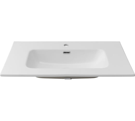 Раковина-столешница Aquanet Flat 80 белый матовый 00330431