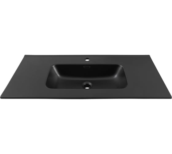 Раковина-столешница Aquanet Flat 100 черный матовый 00329257