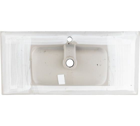 Раковина-столешница Aquanet Flat 100 черный матовый 00329257