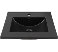 Раковина-столешница Aquanet Flat 50 черный матовый 00329252