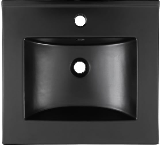 Раковина-столешница Aquanet Flat 50 черный матовый 00329252
