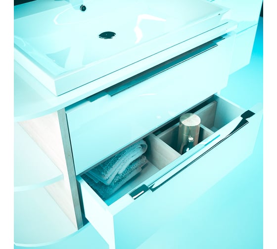 Тумба с умывальником для ванной комнаты IDDIS Calipso 80 см CAL80W0i95K