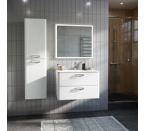 Тумба с умывальником IDDIS Brick подвесная, 60 см, белая BRI60W0i95K
